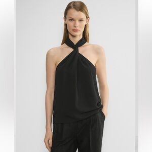 Babaton Elegant Black Halter Top